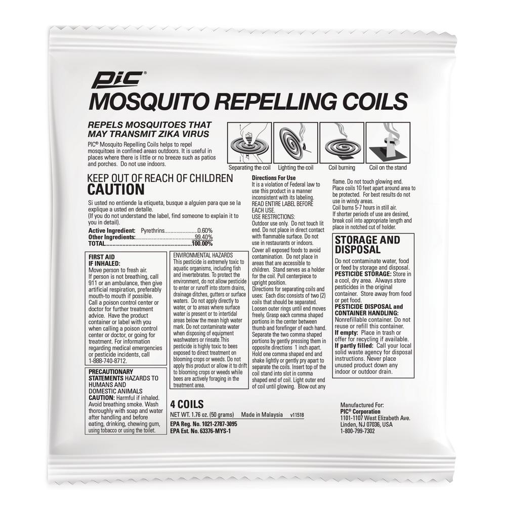 PIC Mosquito Repelling Coil - (4Coils) - CoKoYam