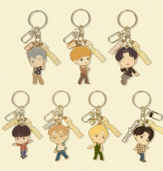 [BTS] TinyTan Dynamite Metal Key Ring - COKOYAM