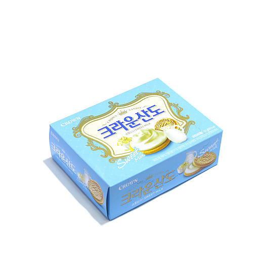 Crown Sando Biscuit Sweet Milk 8 Pack (161g) - CoKoYam